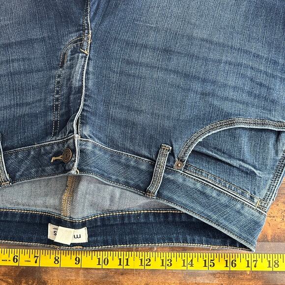 M Jeans Maurices 2/Set Jeans Wide Leg Cuffed High Rise 14W Stretchy Comfort - Picture 10 of 14